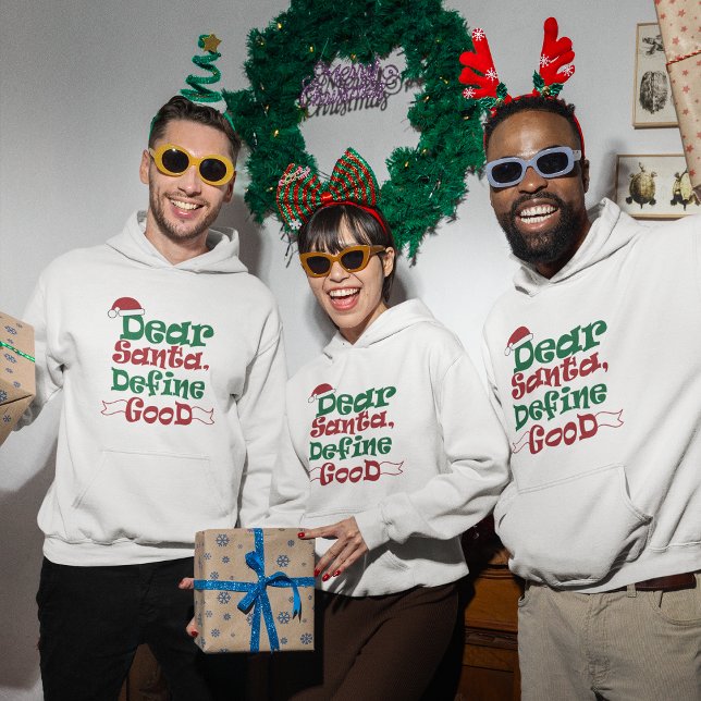 Sudadera Navidades cita graciosa a Hoodie (Christmas funny quote Hoodie)