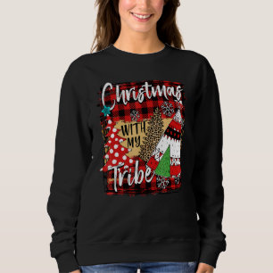 Sudadera Navidades Con La Familia De Camping De Mi Tribu Qu