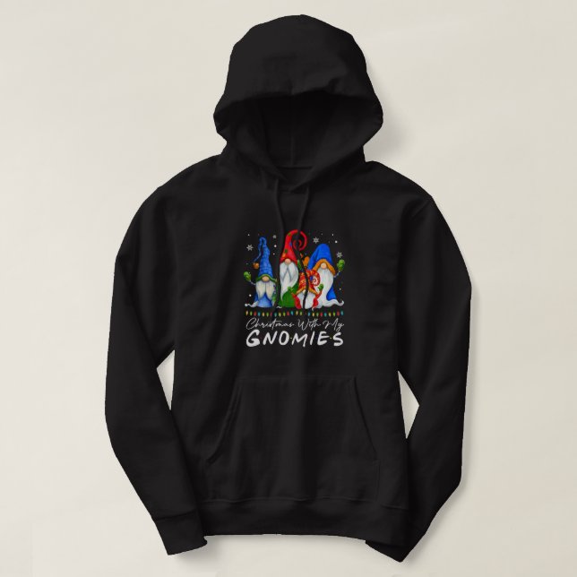 Sudadera Navidades con mi divertida familia Gnome Xmas (Diseño del anverso)
