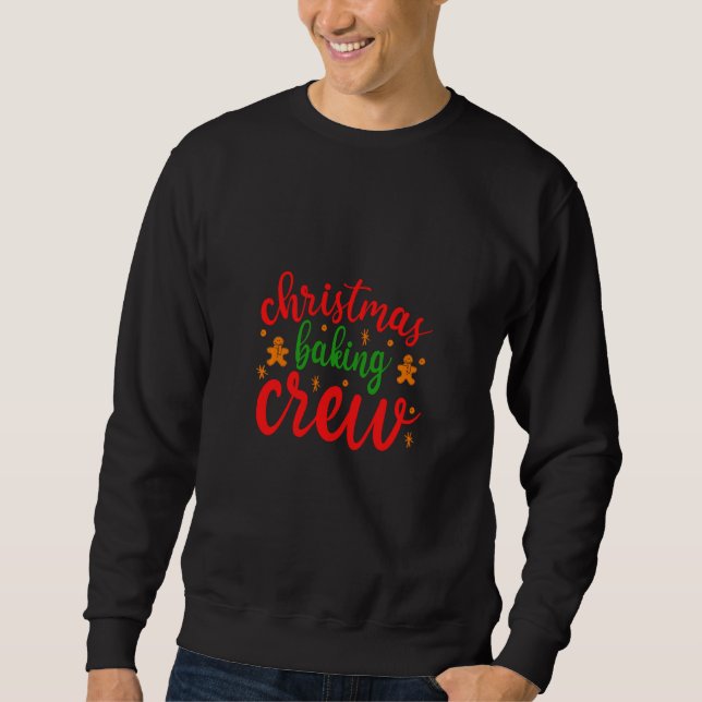 Sudadera Navidades Cookie Baking Crew (Anverso)