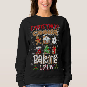 Sudadera Navidades Cookie Baking Crew Xmas Cookie Cute Sant