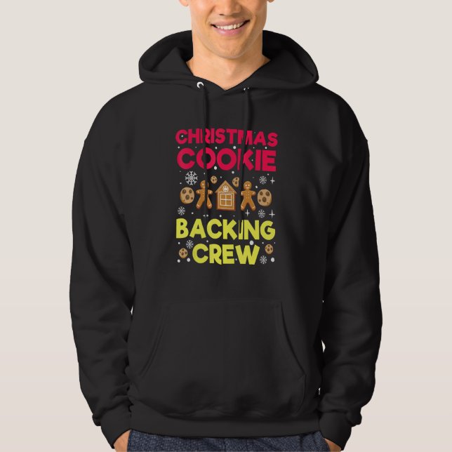 Sudadera Navidades Cookies Baking Crew Holidays Snowman Sno (Anverso)