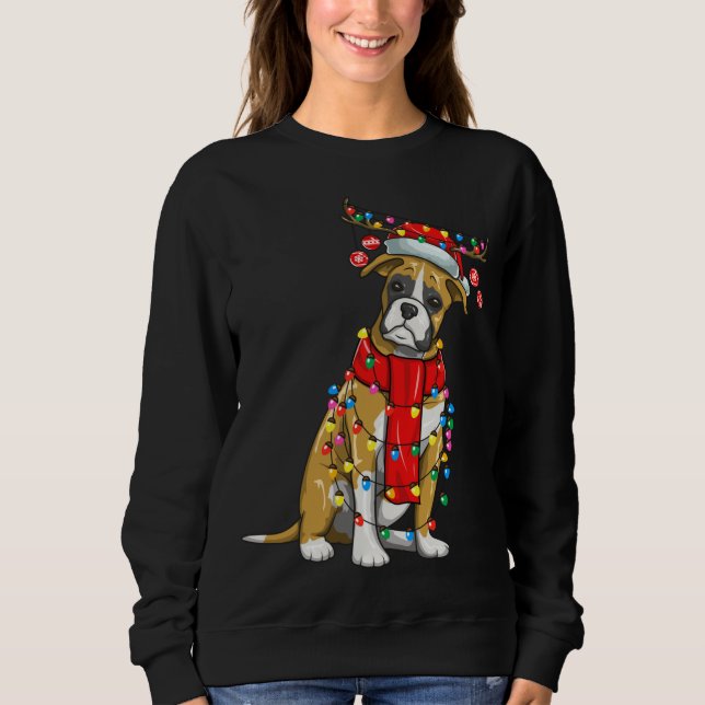 Sudadera Navidades cortan las luces de vacaciones de perro  (Anverso)