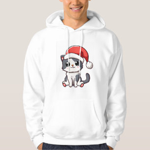 Sudadera Navidades cortos gatitos con sombrero de Santa Cla