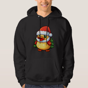 Sudadera Navidades cortos pato en sombrero de Santa María