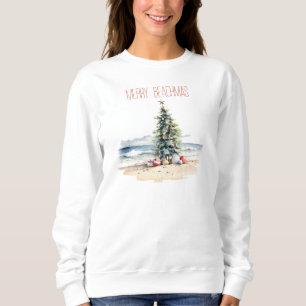 Sudadera Navidades costeros en las playas de los cerezos de