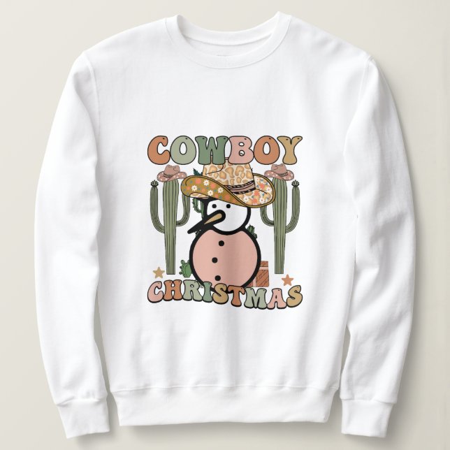 Sudadera Navidades Cowboy (Anverso del diseño)