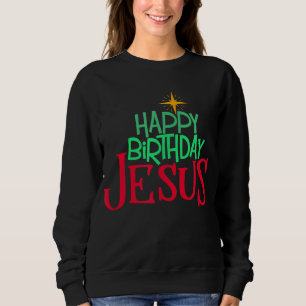 Sudadera Navidades cristianas FELICES CUMPLEAÑOS HOMBRES JE