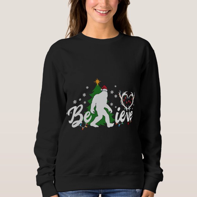 Sudadera Navidades curiosos en pie de página creen que es m (Anverso)