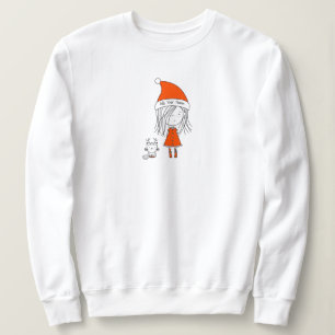 Sudadera Navidades Cute el gracioso nombre del Personalizad