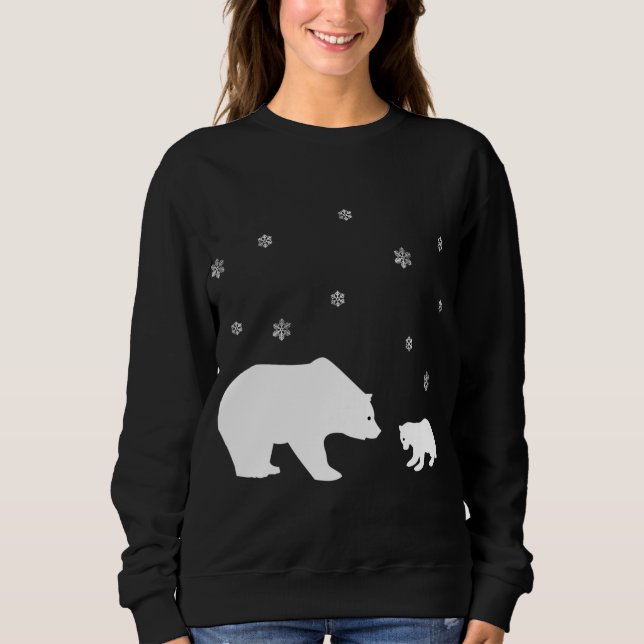 Sudadera Navidades Cute Winter Bear (Anverso)