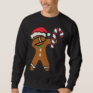 Sudadera Navidades Dabbing Gingerbread Man Candy Cane Dance