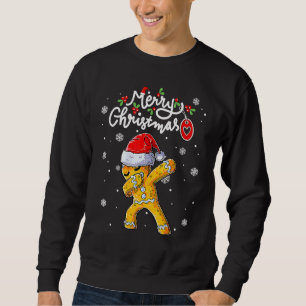 Sudadera Navidades Dabbing Gingerbread Santa Hat Xmas Cooki