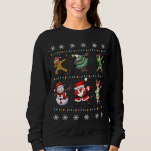Sudadera Navidades Dabbing Santa Elves Xmas