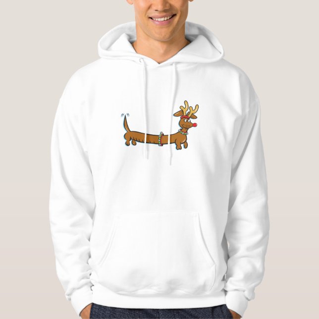 Sudadera Navidades Dachshund (Anverso)