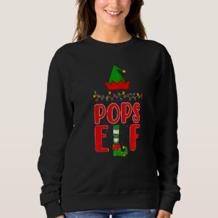 Sudadera Navidades de alumbrado familiar de Pops Elf
