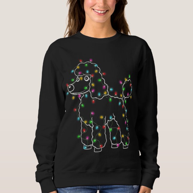 Sudadera Navidades de árbol de perro de perro de perro dulc (Anverso)