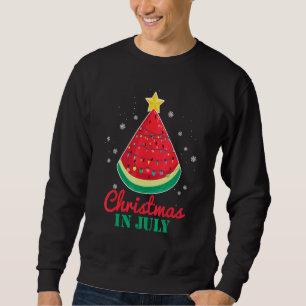 Sudadera Navidades De Árboles De Navidad De La sandía En Ju