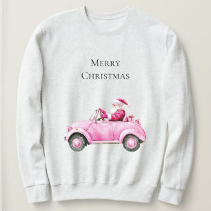 Sudadera Navidades de Autos Rosados
