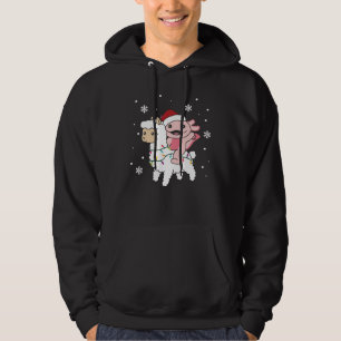 Sudadera Navidades de Axolotl Llama Alpaca Animales de invi