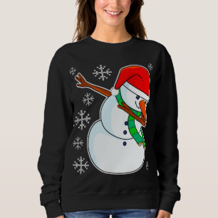 Sudadera Navidades de balbuceo de muñecas de nieve Dab Xmas