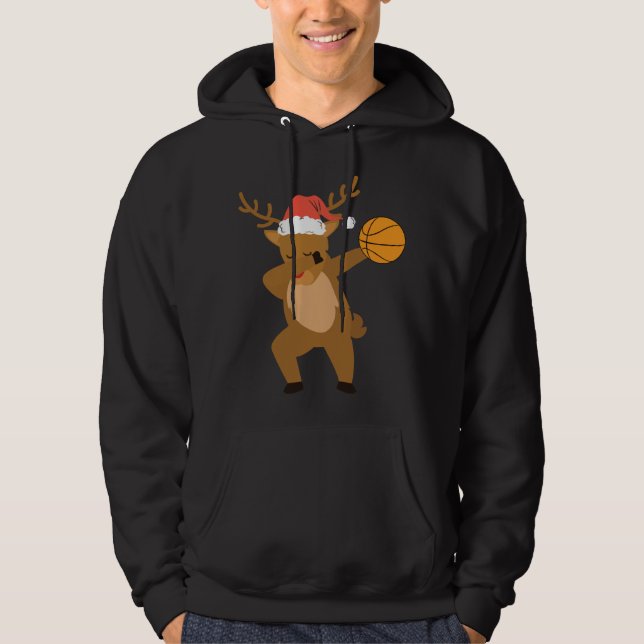 Sudadera Navidades de baloncesto de baloncesto (Anverso)