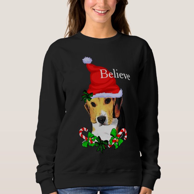 Sudadera Navidades de Beagle Lovers (Anverso)