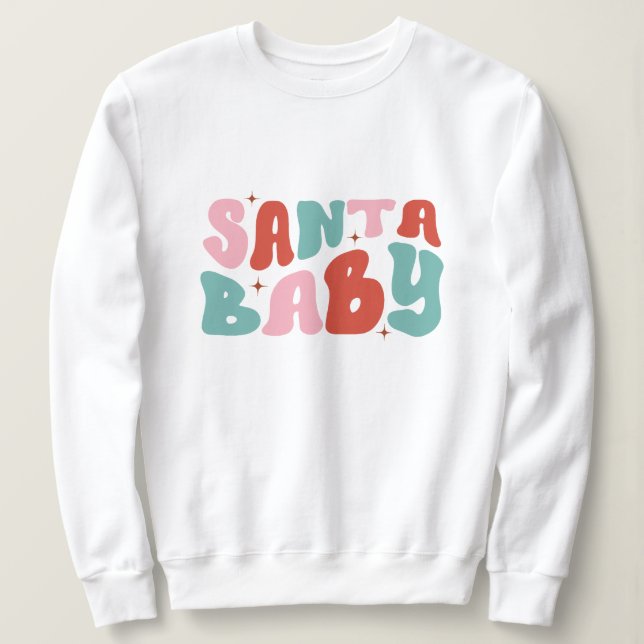 Sudadera Navidades de bebé de Santa María (Anverso del diseño)