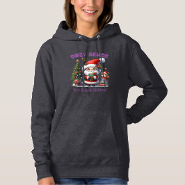 Sudadera Navidades de biblioteca de Santa Claus acogedores 