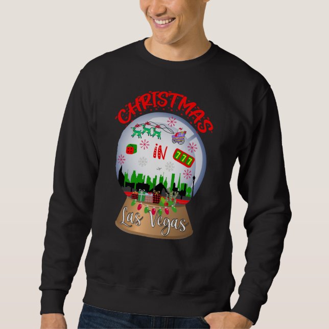 Sudadera Navidades de bola de nieve en el grupo de Las Vega (Anverso)