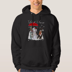 Sudadera Navidades de Boston Terrier Santa Dog Snowman Xmas