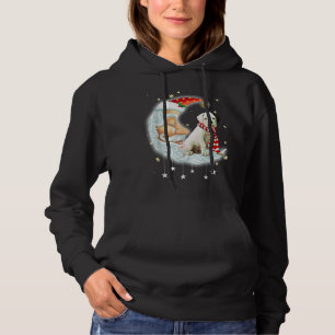 Sudadera Navidades de Boxer Cute Moon Santa Xmas Perro