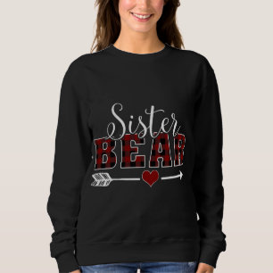 Sudadera Navidades de Búfalo de Oso de Sor Plaid Arrow Daug