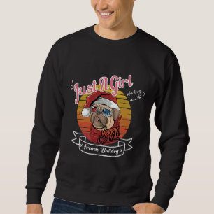 Sudadera Navidades de Bulldog franceses graciosos Navidades