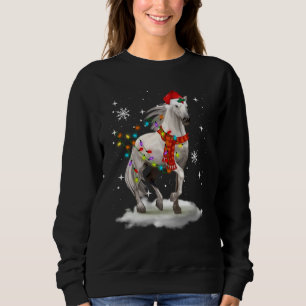 Sudadera Navidades de caballos iluminan con gracia