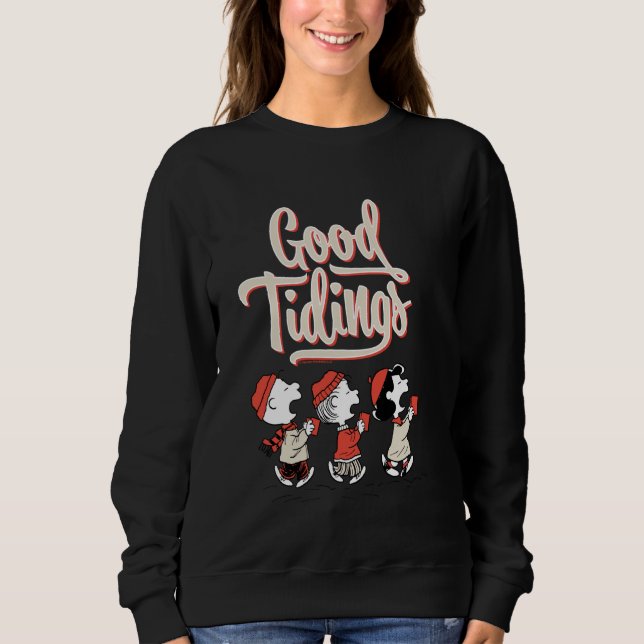 Sudadera Navidades de cacahuetes buenas mareas (Anverso)