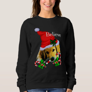 Sudadera Navidades de Cachorros de Golden Retriever