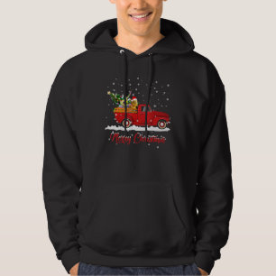 Sudadera Navidades de Camión Rojo de Dragón con Cabecera
