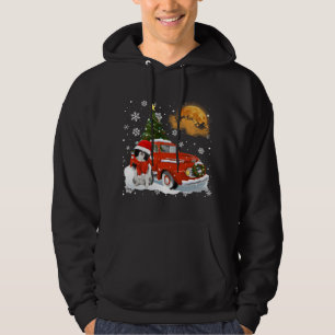 Sudadera Navidades de Camión Rojo de Vintage Chin japonés T