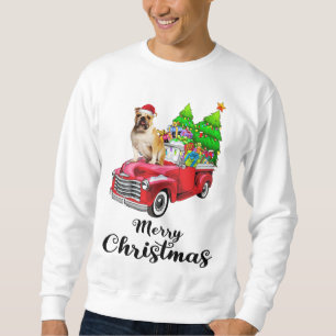 Sudadera Navidades de Camión Rojo en bulldog Pajama