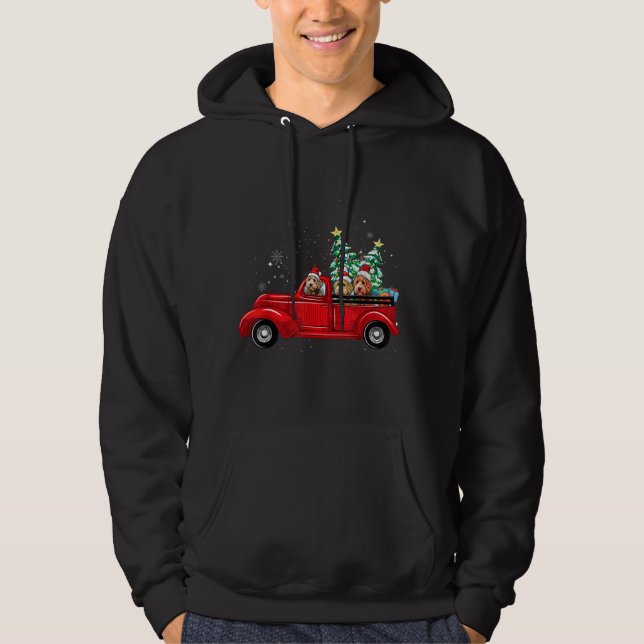 Sudadera Navidades de Camiones de Navidad de Cute Labradood (Anverso)