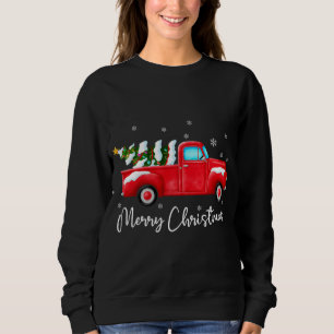 Sudadera Navidades de Camiones Rojos alumbran Navidad Santa