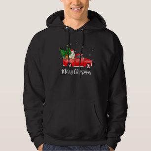 Sudadera Navidades de Camiones Rojos del perro esquimal ame