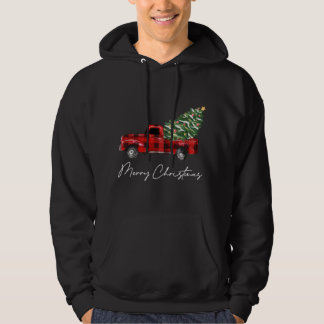 Sudadera Navidades de Camiones Rojos Feliz Navidad