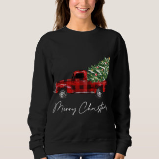 Sudadera Navidades de Camiones Rojos Feliz Navidad