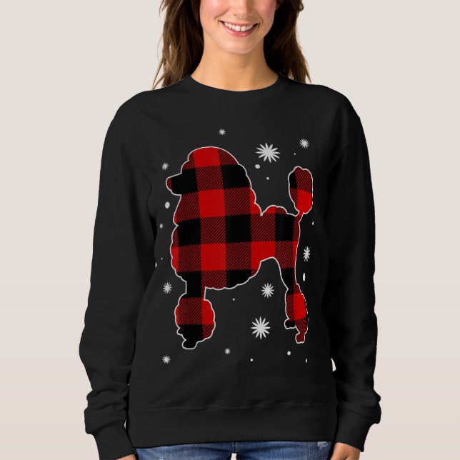 Sudadera Navidades de caniche Pajama Perro búfalo Toco Navi (Anverso)