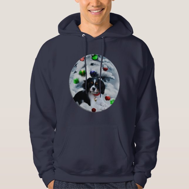 Sudadera Navidades de Cavalier King Charles Spaniel (Anverso)