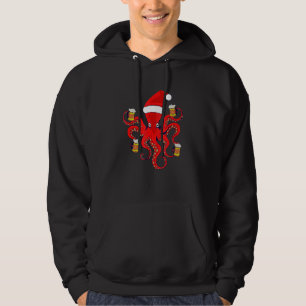 Sudadera Navidades de cerdos octopus rojos disfraces pulpos