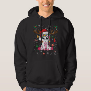 Sudadera Navidades de ciervos de unicornio de Navidades cut