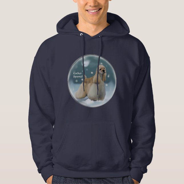 Sudadera Navidades de Cocker Spaniel Regalos (Anverso)